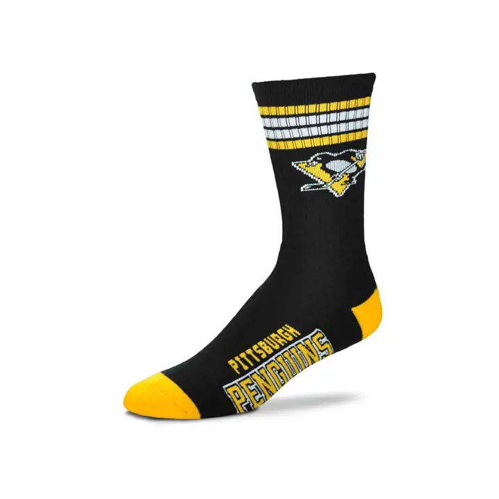4 Stripe Deuce Crew 504 Pittsburgh Penguins noir
