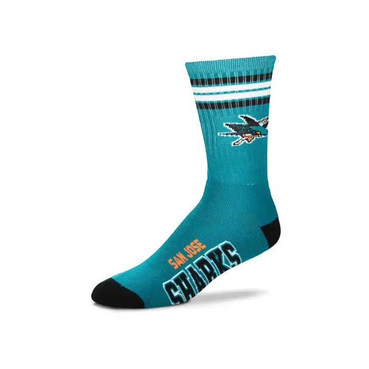 4 Stripe Deuce Crew 504 San Jose Sharks noir