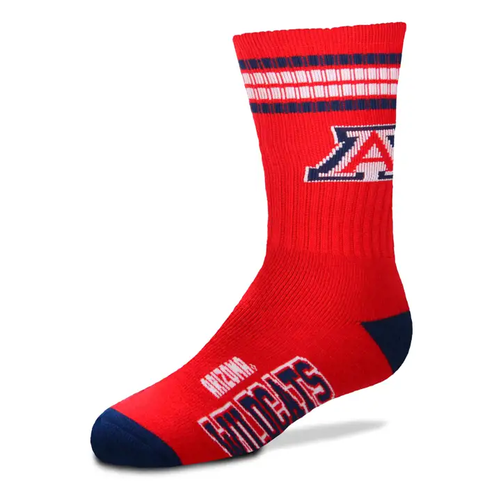 YTH 4 rayures Deuce Crew Arizona Wildcats rouge