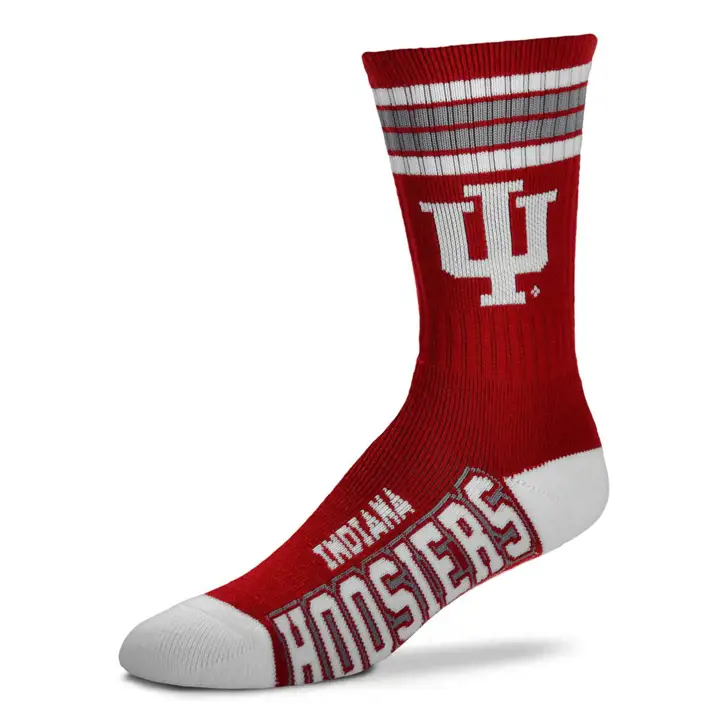 YTH 4 Stripes Deuce Crew Indiana Hoosiers rouge
