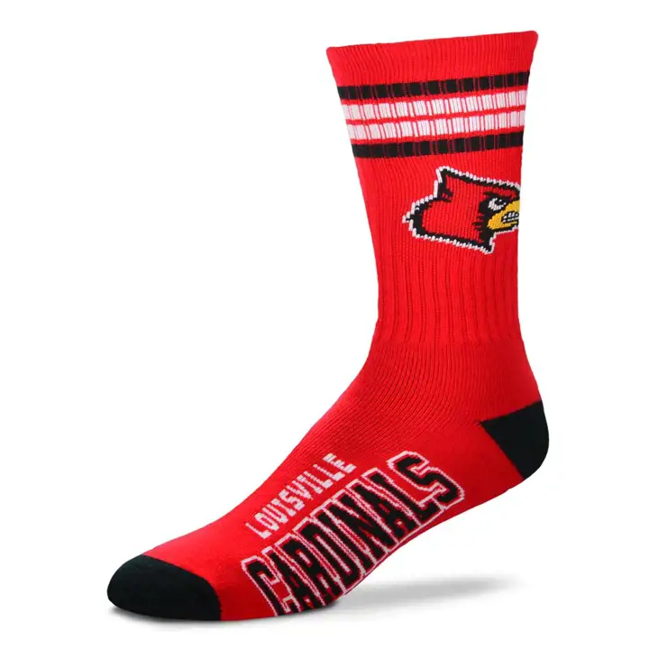 YTH 4 rayures Deuce Crew Cardinals de Louisville rouge