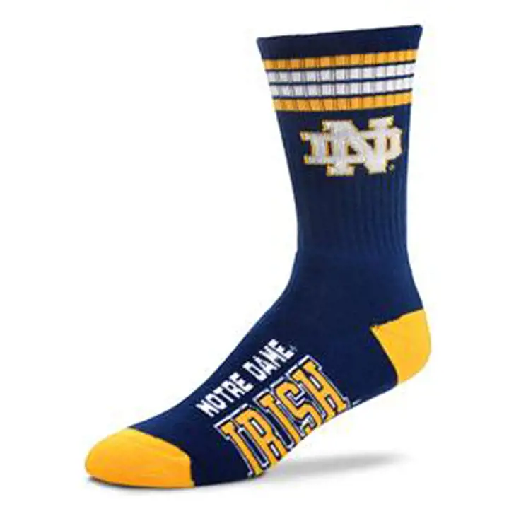 YTH 4 Stripe Deuce Crew Notre Dame Fighting Irish bleu marine