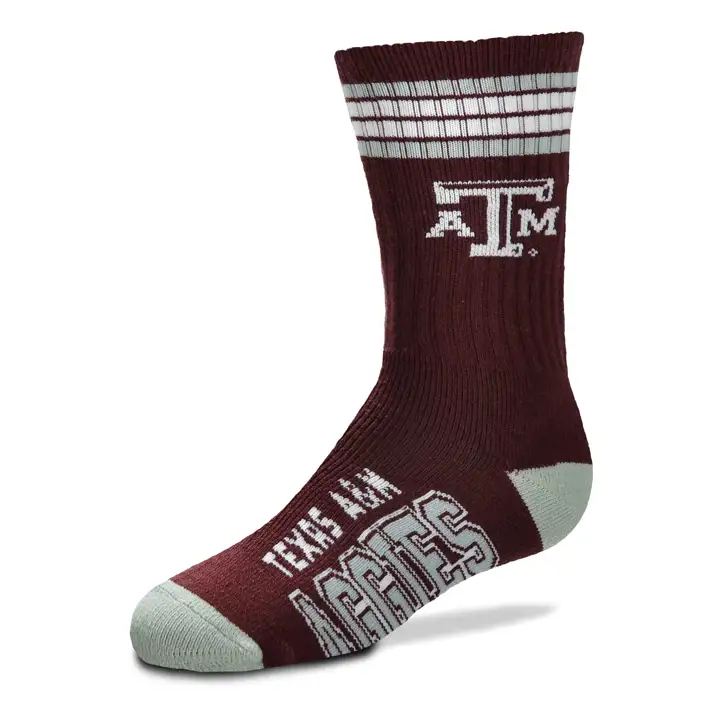 YTH 4 Stripes Deuce Crew Texas A&M Aggies mar
