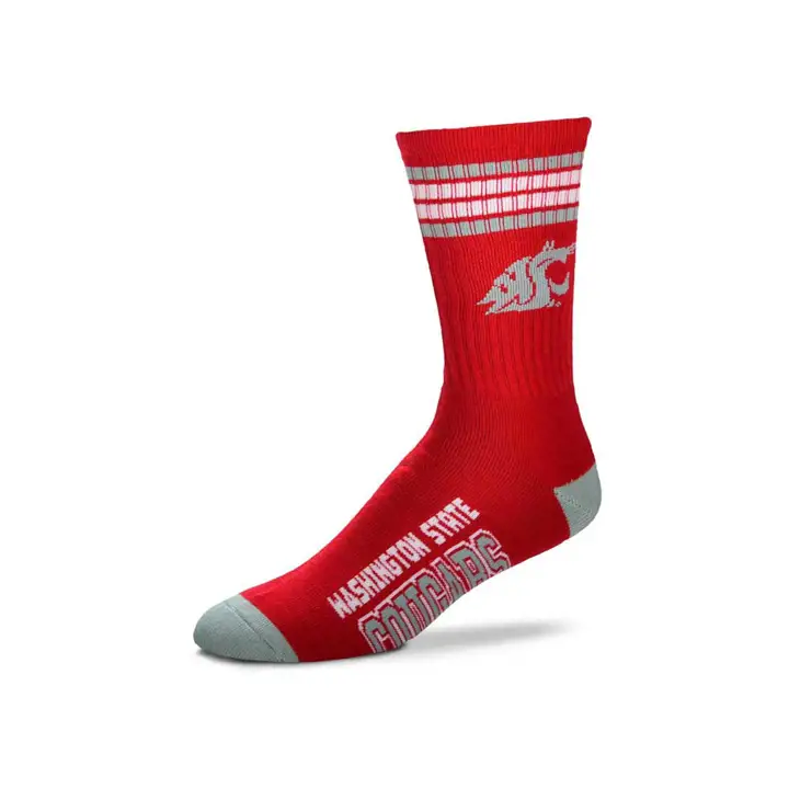 YTH 4 Stripe Deuce Crew Washington State Cougars rouge
