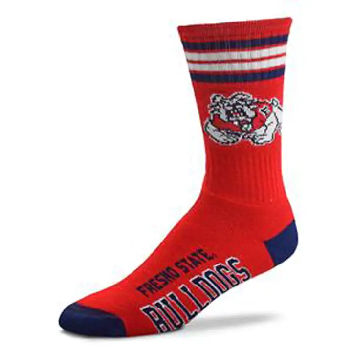 YTH 4 rayures Deuce Crew Fresno State Bulldogs rouge