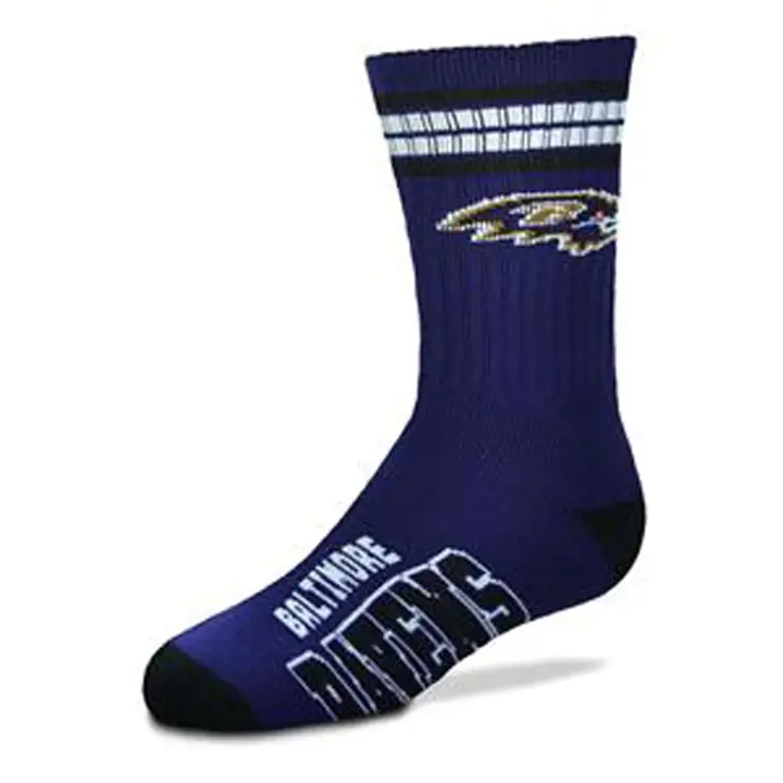 Jeunesse 4 rayures Deuce Crew Baltimore Ravens violet