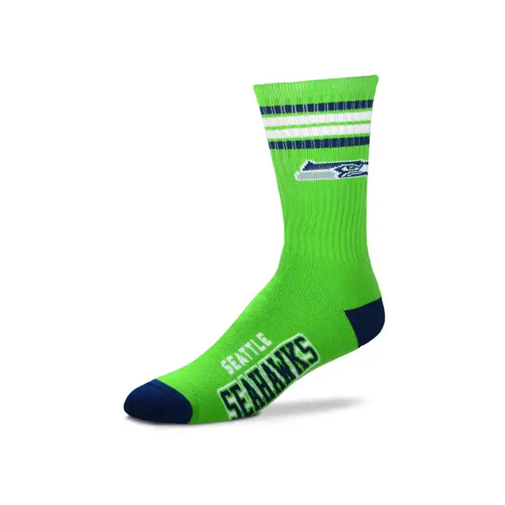 YTH 4 Stripe Deuce Crew Seattle Seahawks Citron