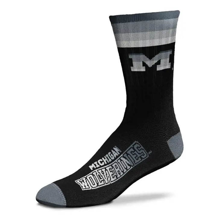 Michigan Wolverines NCAA Platinum Deuce Noir