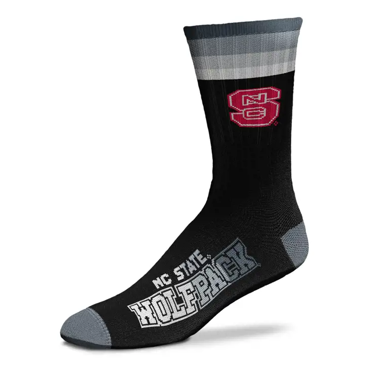 N.C. State Wolfpack NCAA Platinum Deuce Noir