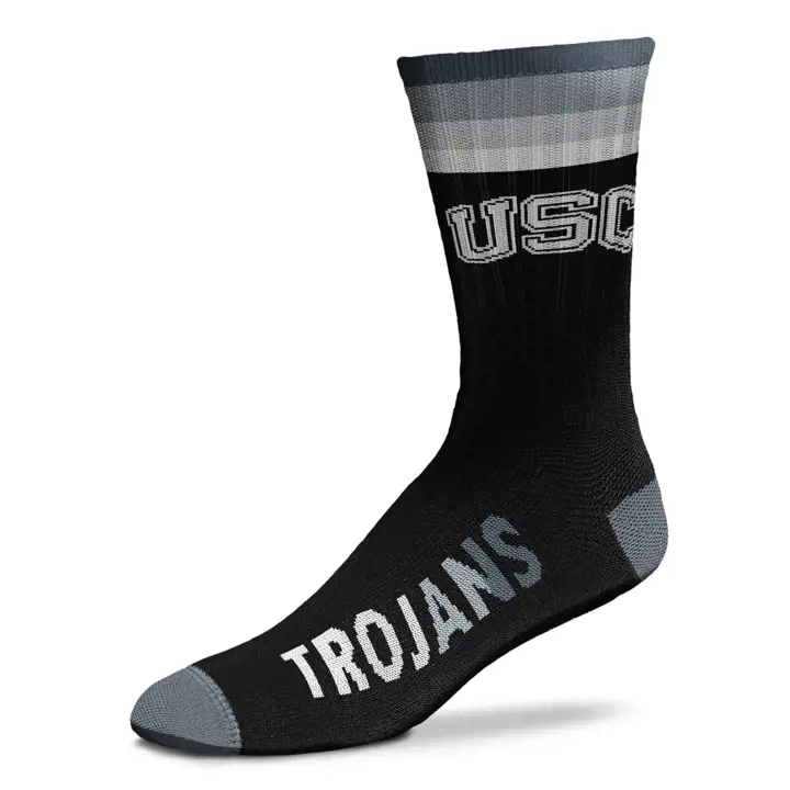 USC Trojans NCAA Platinum Deuce Noir