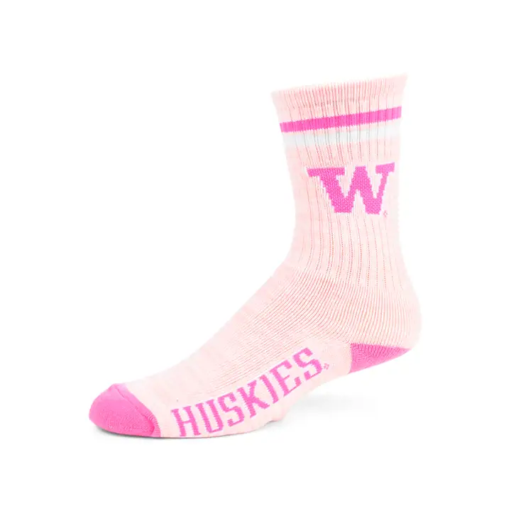 Washington Huskies NCAA Pretty in Pink Chaussette rose