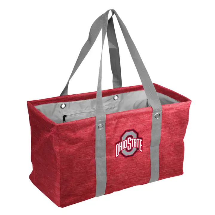 Porte-condiments Ohio State motif hachuré blanc/rouge