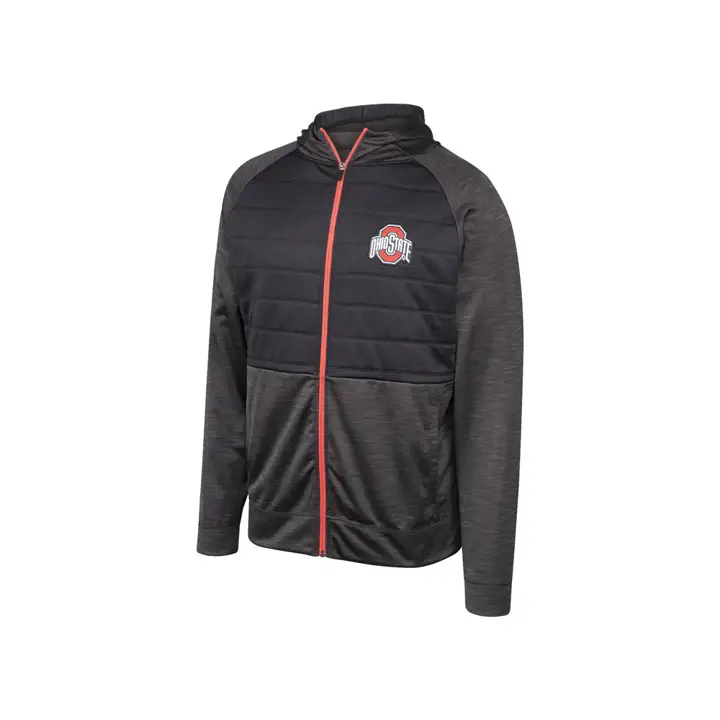 Veste zippée intégrale Ohio State Buckeyes NCAA Infusion 19 noire
