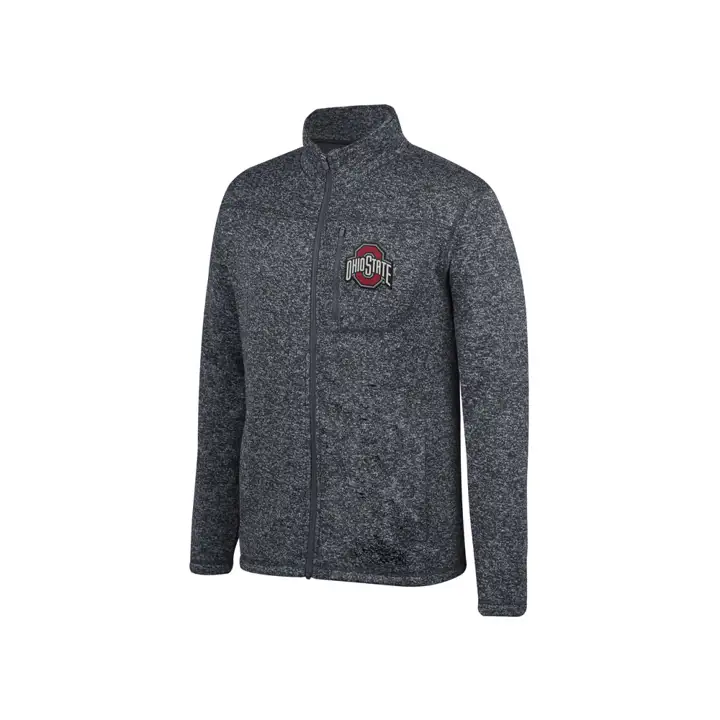 Sweat-shirt zippé Ohio State Buckeyes NCAA Pioneer chiné 19