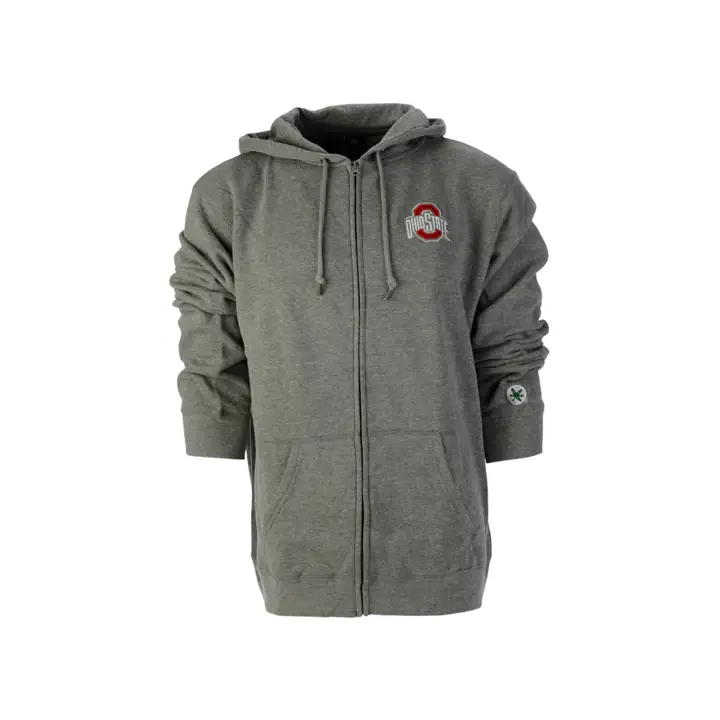 Sweat-shirt à capuche entièrement zippé Ohio State Buckeyes NCAA Foundation