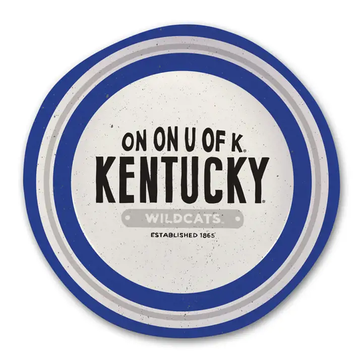 Assiette en mélamine bleue Kentucky Wildcats