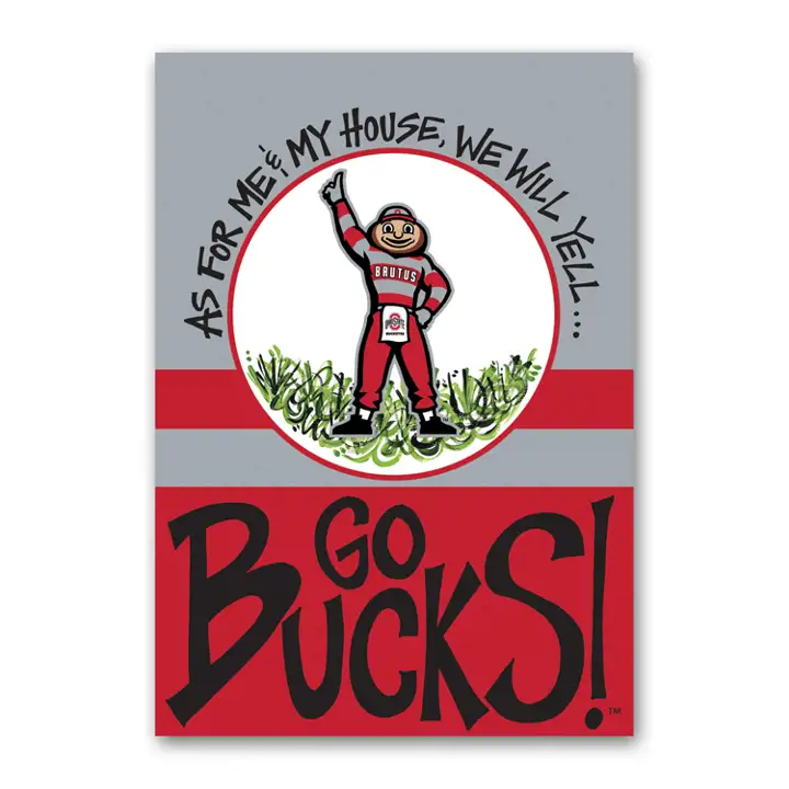 "Drapeau de maison Ohio State Buckeyes 40\" x 28\" rouge"