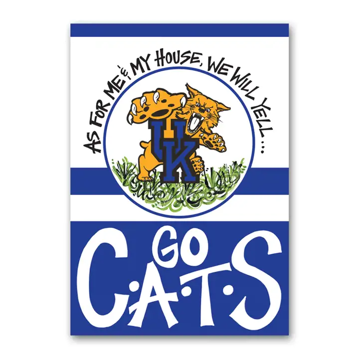 "Drapeau de maison Kentucky Wildcats 40\" x 28\" Bleu"