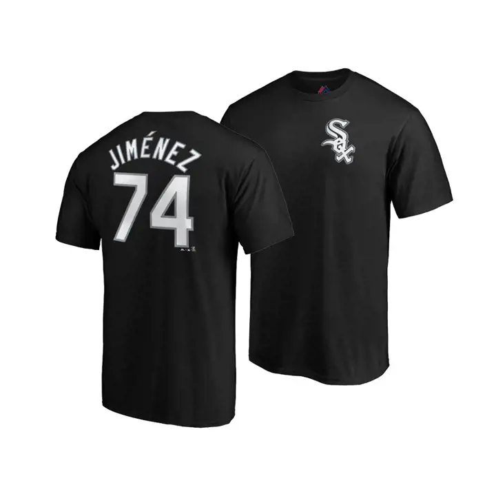 T-shirt officiel des White Sox de la MLB Eloy Jimenez noir