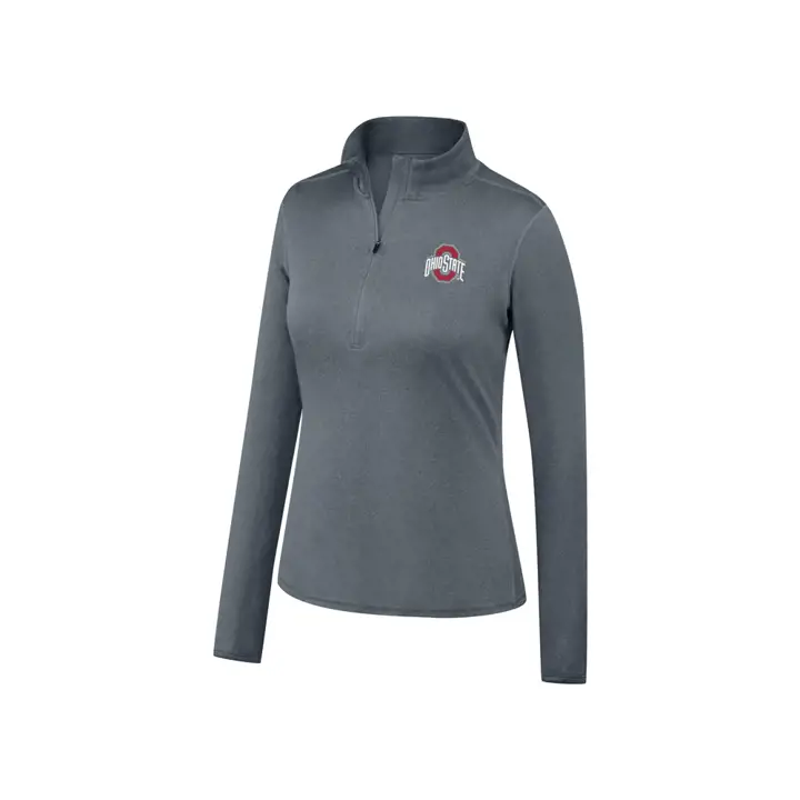 Ohio State Buckeyes NCAA Femme Motion 1/4 Zip 19 Charcoal