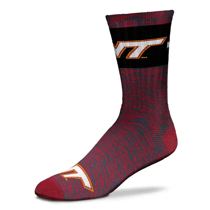 Chaussettes marinières Virginia Tech Hokies FBF NCAA First String Crew