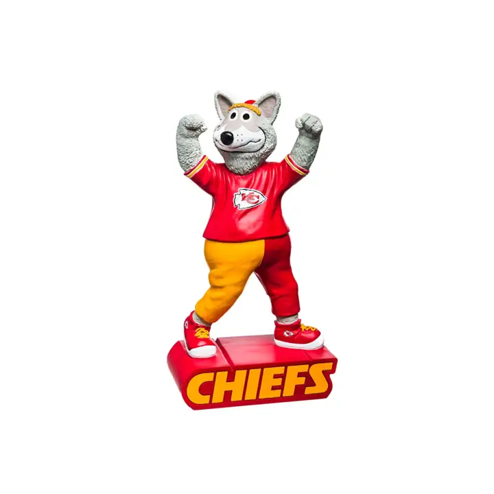 STATUE DE LA MASCOTTE DES CHIEFS DE KANSAS CITY ast