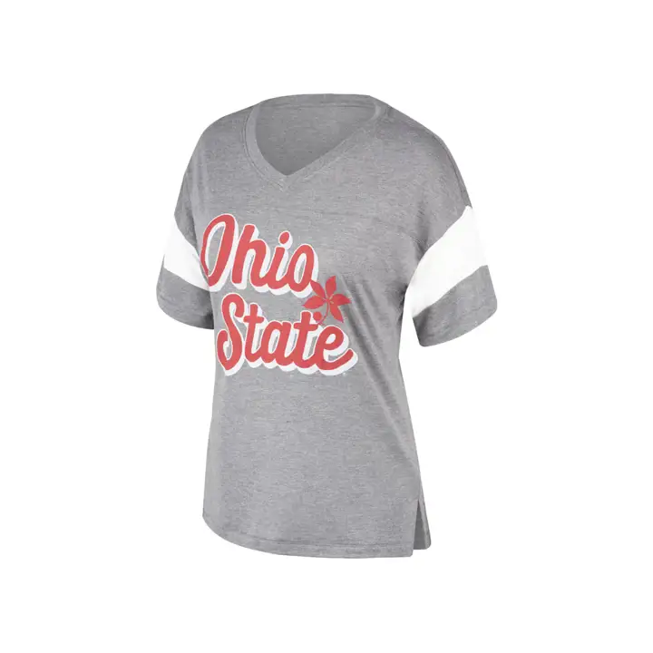 T-shirt color block femme Ohio State Buckeyes NCAA Brunch 1
