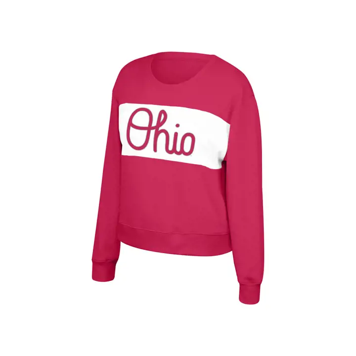 Ohio State Buckeyes NCAA Femme Superstar Crew 19 Rouge
