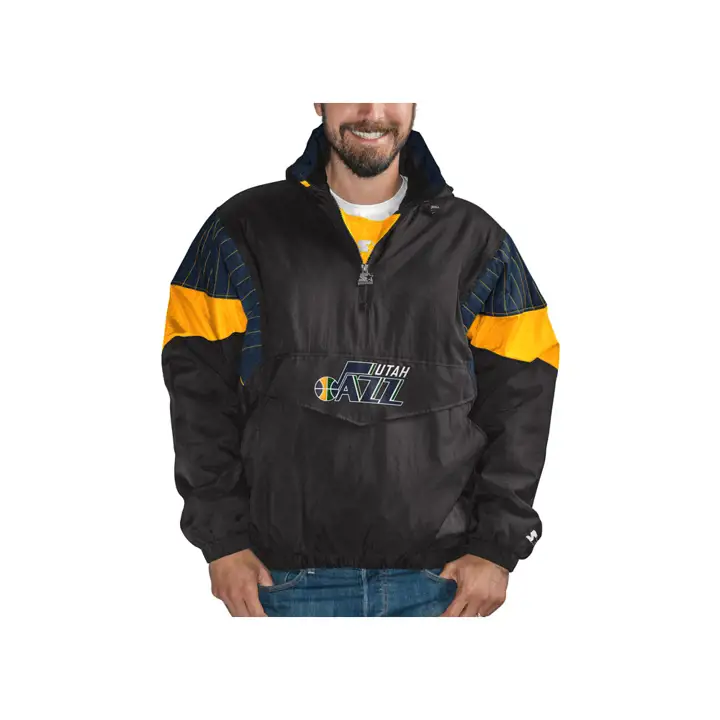 Veste Utah Jazz NBA Starter Breakaway à enfiler 19 noire