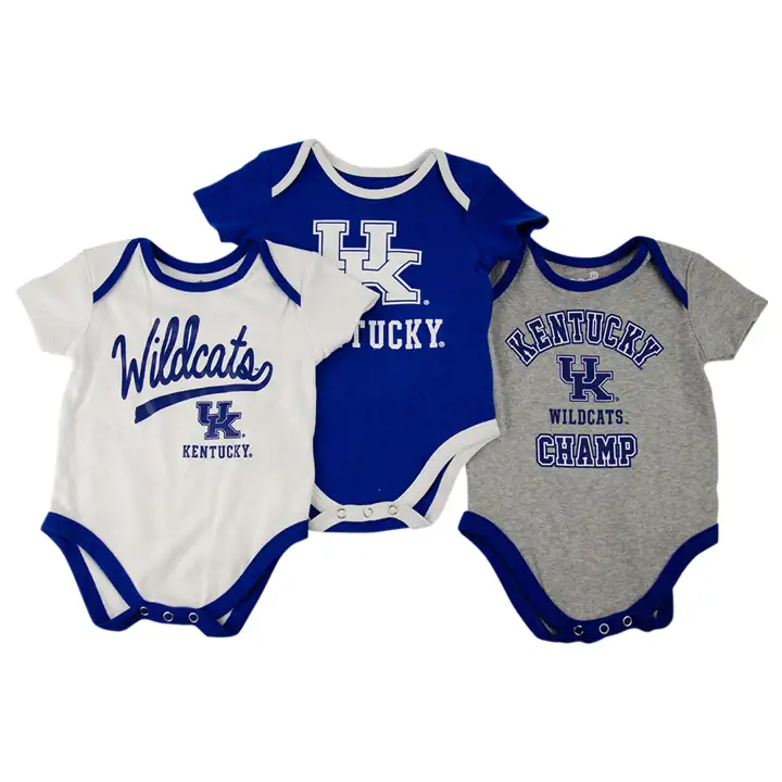 Ensemble 3 pièces Kentucky Wildcats NCAA Champion pour nouveau-né 19 rbl