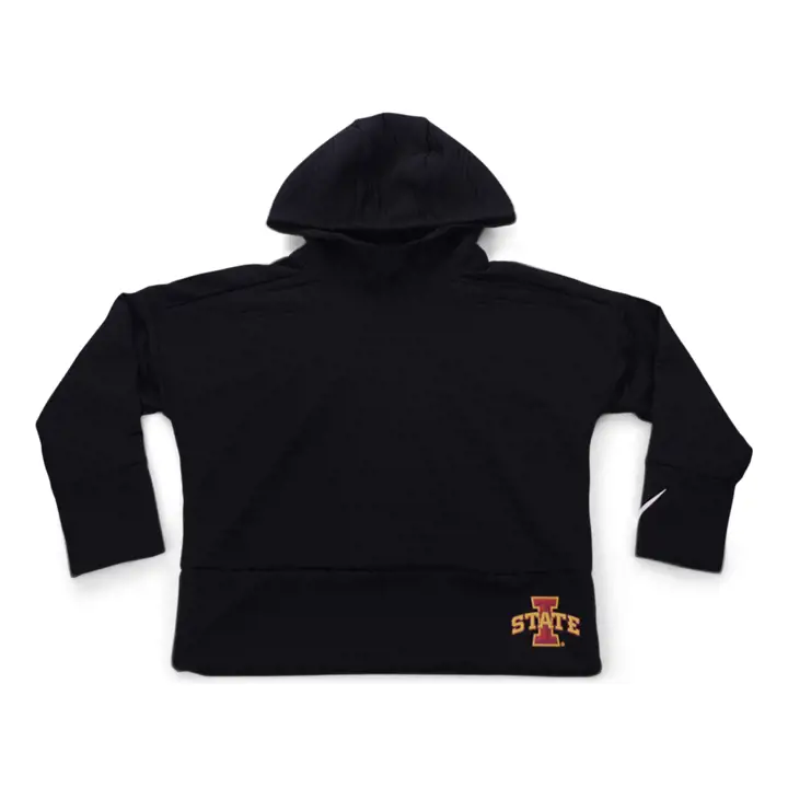 Sweat à capuche double polaire Iowa State Cyclones NCAA pour filles 19 noir