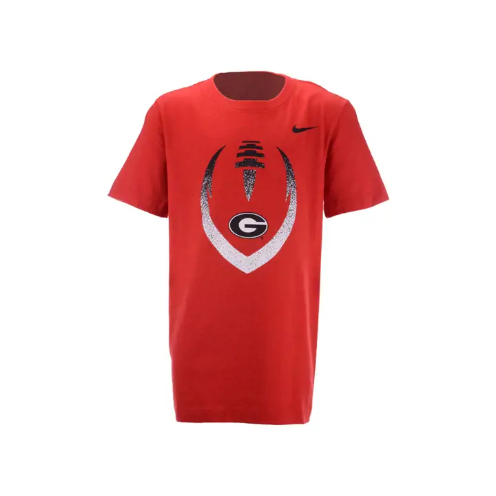 T-shirt Icône FB NCAA Jeunesse Georgia Bulldogs 19 rouge