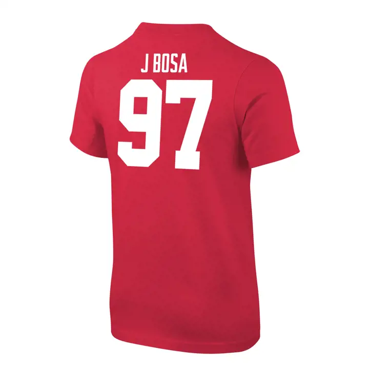 T-shirt « Future Star » NCAA Ohio State Joey Bosa ROUGE pour jeune