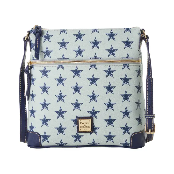 Dallas Cowboys Sac bandoulière grand format Saffiano marine