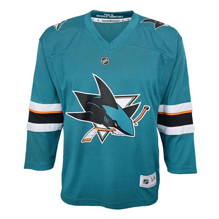 SHARKS NHL Maillot réplique vierge pour tout-petits turquoise