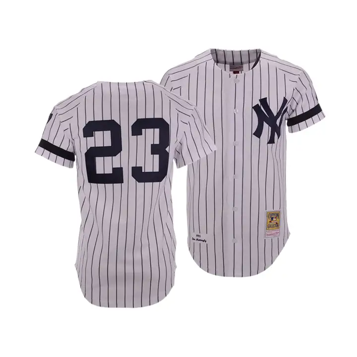New York Yankees MLB M&N Authentic Cooperstown Maillot Don Ma