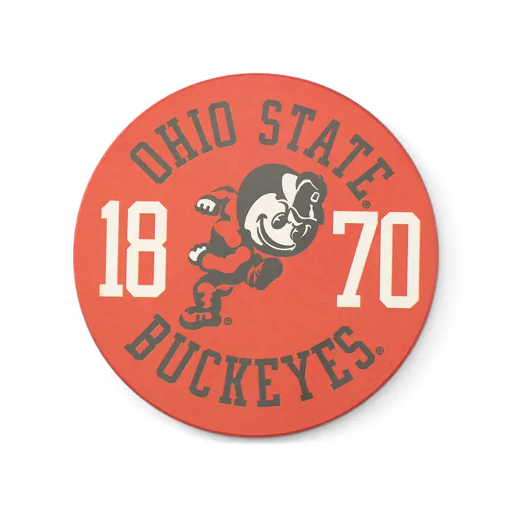 Ohio State Buckeyes Sous-verres en pierre rouges