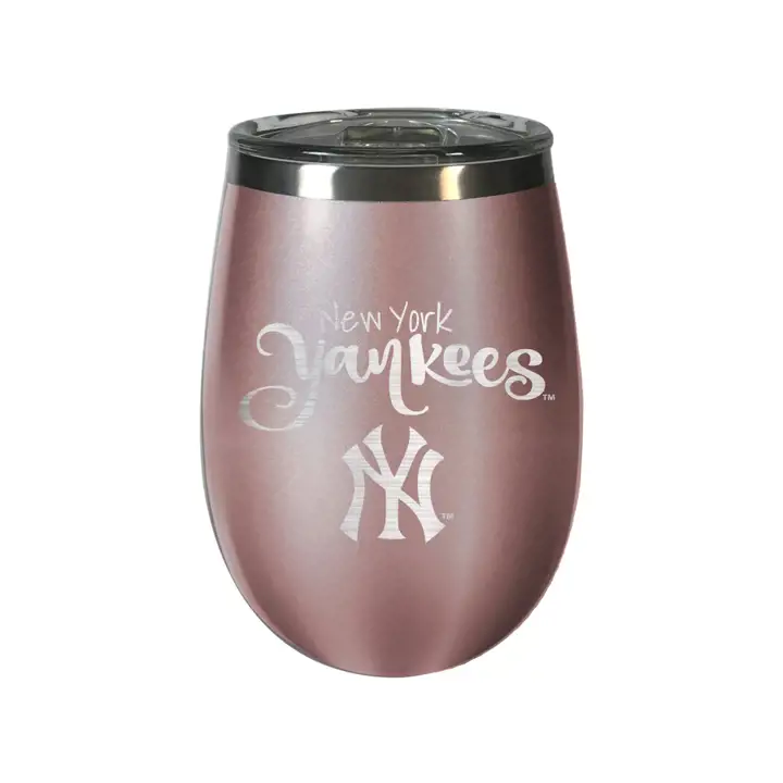 Gobelet à vin New York Yankees de 295 ml, Rose