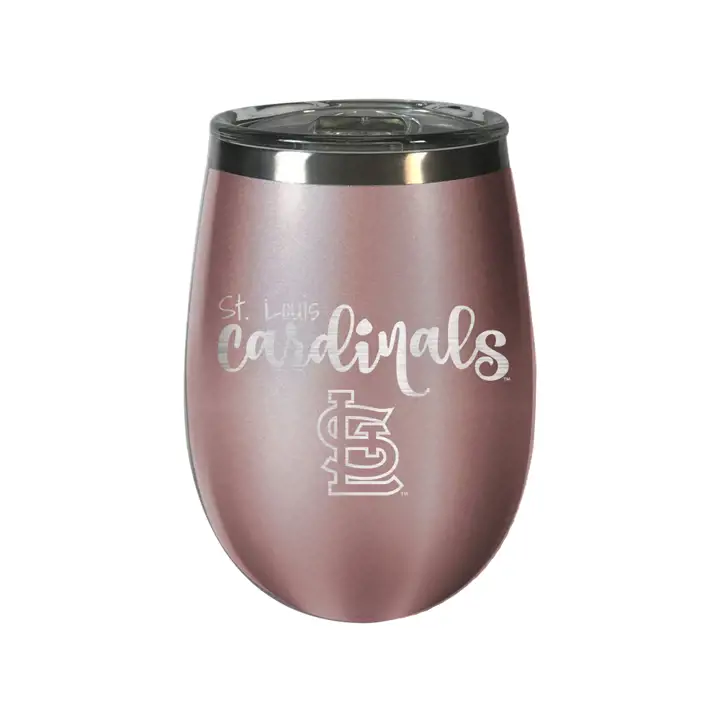 Gobelet à vin St. Louis Cardinals de 10 oz - Rose