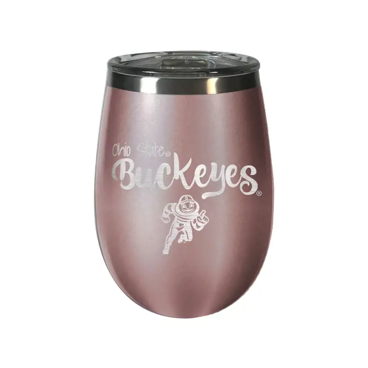 Gobelet à vin Ohio State Buckeyes 10 oz Rose