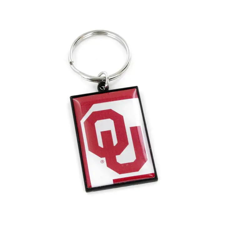 Porte-clés drapeau Americana Oklahoma arg/rouge