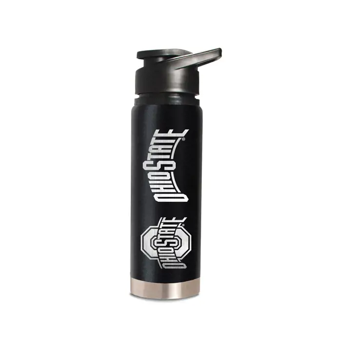 Bouteille d'hydratation Ohio State Buckeyes 20oz noire