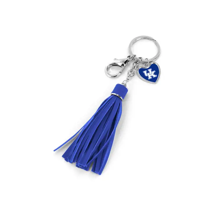 Porte-clés à pompon Kentucky bleu