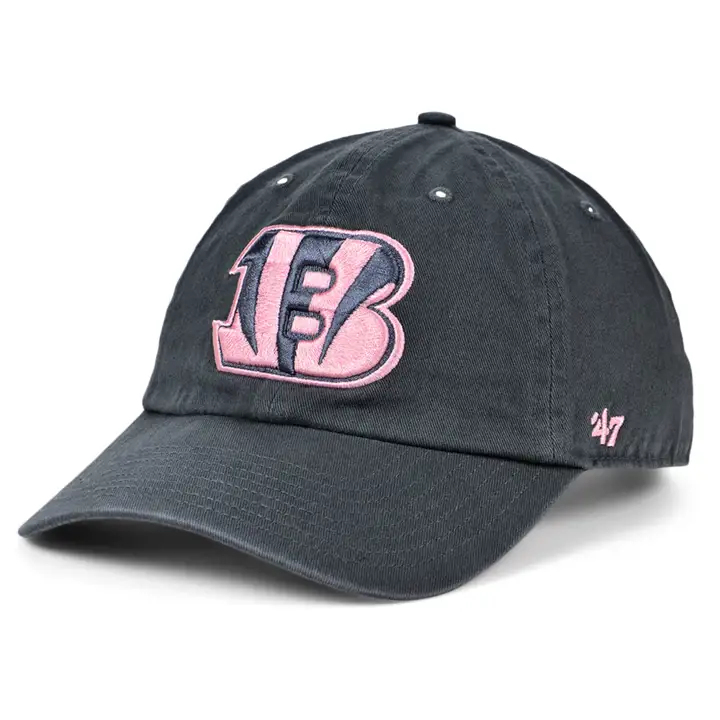Cincinnati Bengals NFL Wmns Charcoal Clean Up CHARBON