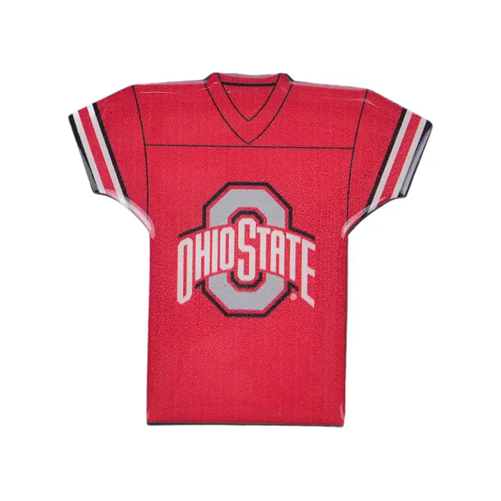 "Aimant maillot de baseball Ohio State 3 po robuste rouge"