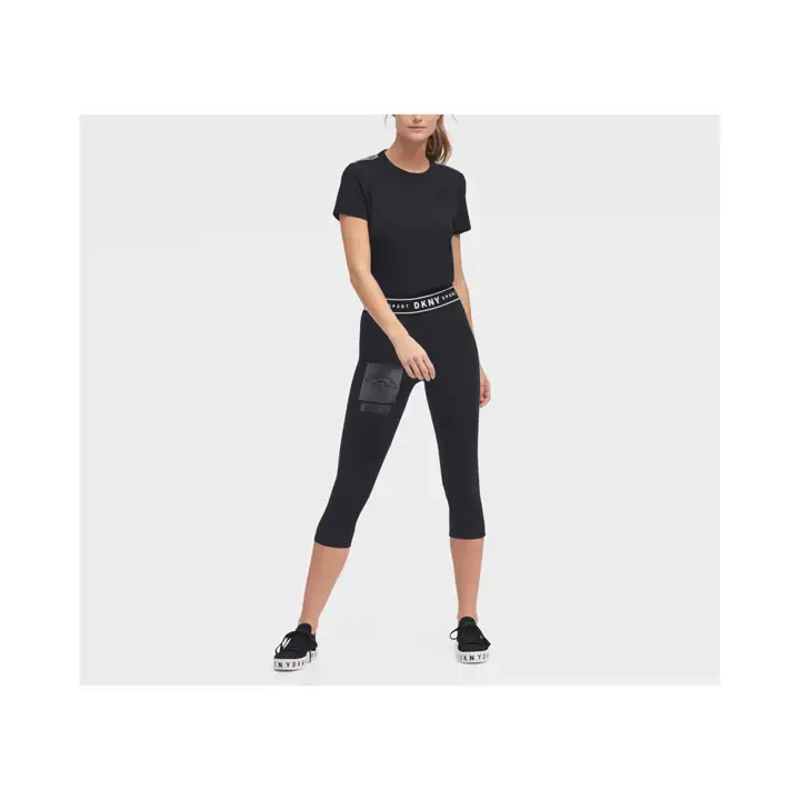 Legging Capri Karan NFL Broncos pour femme 19 blk