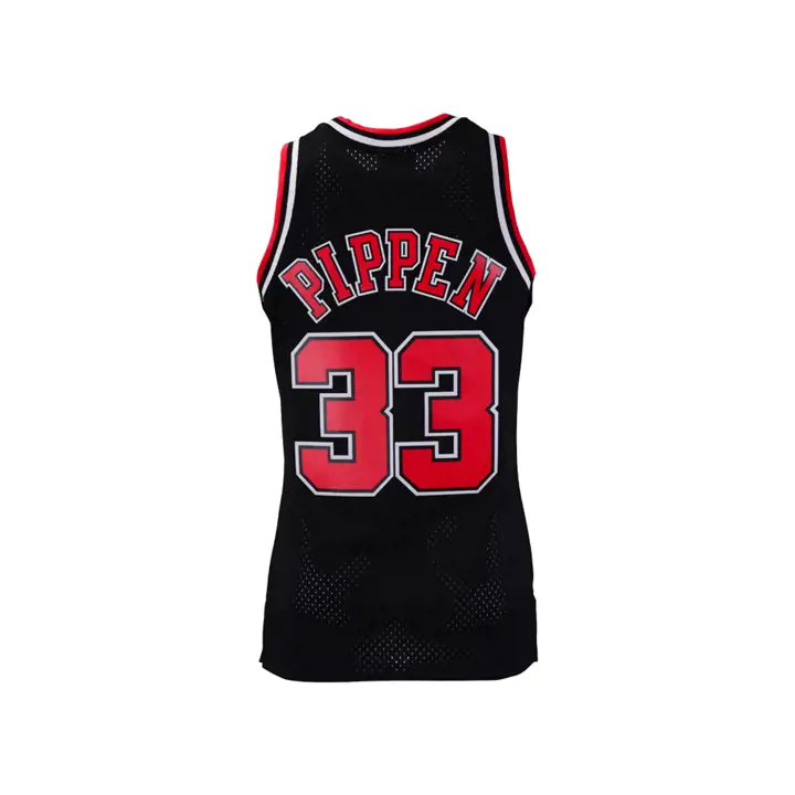 Maillot Swingman BULLS NBA M&N Scottie Pippen NOIR