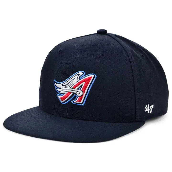 ANAHEIM ANGELS MLB YTH BASIC COOP SNAPBACK marine/marine