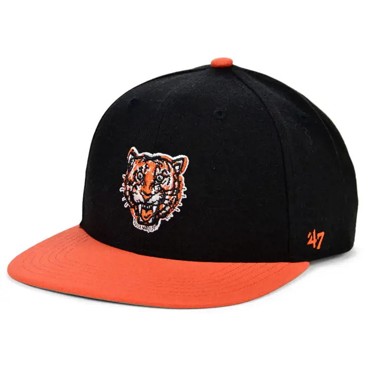 Casquette snapback Detroit Tigers MLB Yth Basic Coop noire/orange