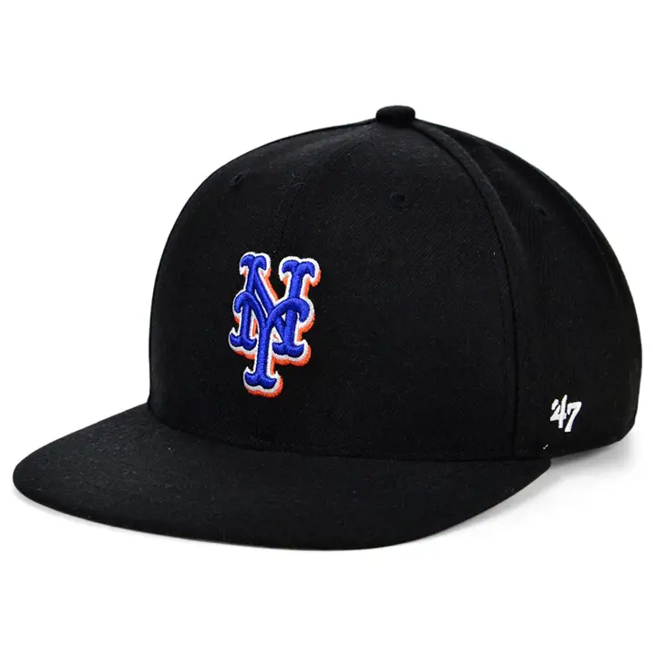 Casquette NEW YORK METS MLB YTH BASIC COOP SNAPBACK noir/noir